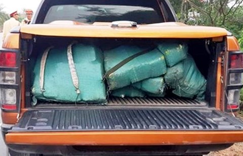 Truy bắt nghi phạm vận chuyển “khủng” 308,6kg ma túy đá trên QL 1A 